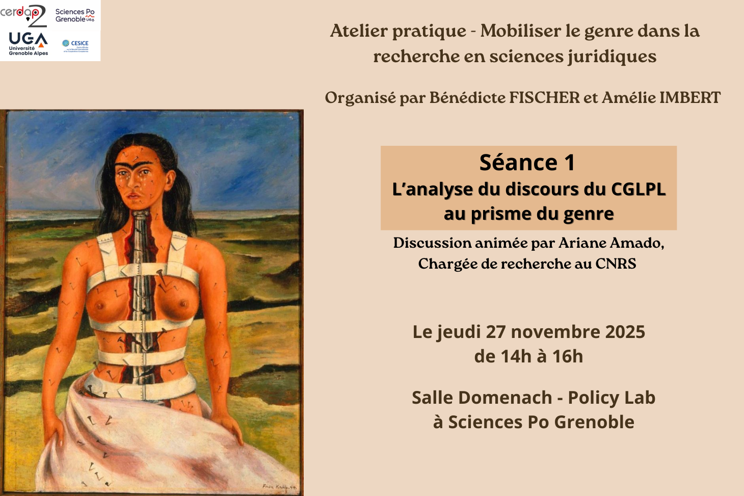 Affiche Atelier pratique