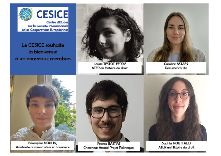 Nouveaux membres du CESICE